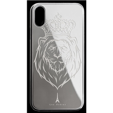 Les Fréres Silver Lion iPhone Case