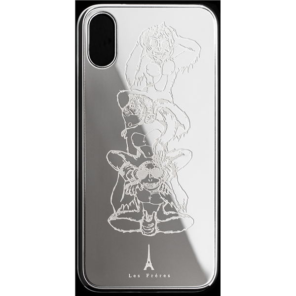 Les Fréres Silver Monkeys iPhone Case