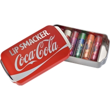 6 kpl/paketti - Lip Smacker Coca Cola Lip Balm Tin Box