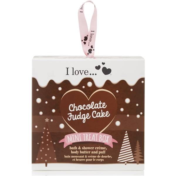 Chocolate Fudge Cake Mini Treat Box I Love... Gift Set