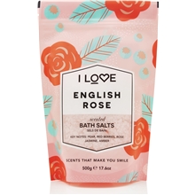 English Rose Scented Bath Salts 500 gr