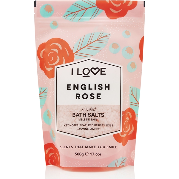 English Rose Scented Bath Salts