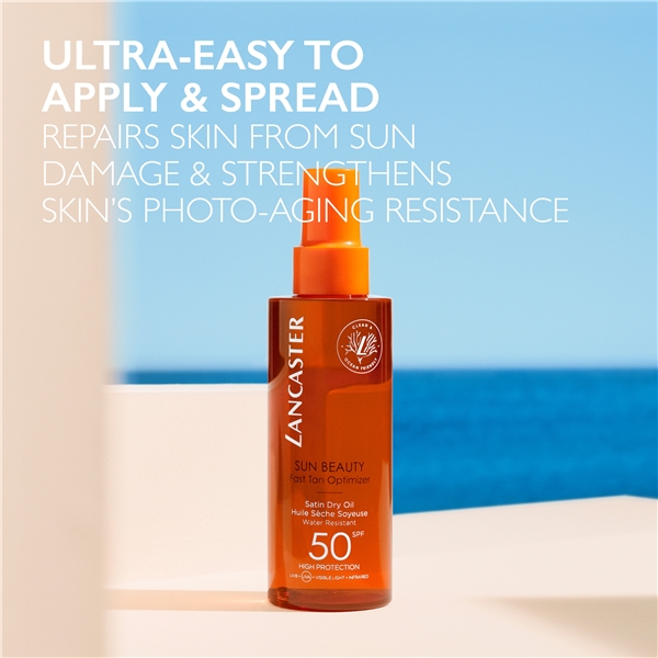 Lancaster SPF30 Sun Beauty Fast Tan Satin Dry Oil (Kuva 5 tuotteesta 5)