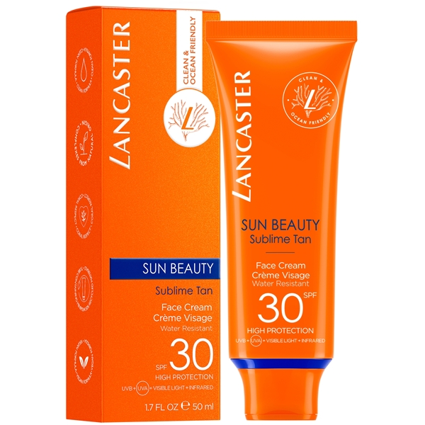 Lancaster SPF30 Sun Beauty Sublime Tan Face Cream (Kuva 2 tuotteesta 4)