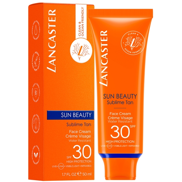 Lancaster SPF30 Sun Beauty Sublime Tan Face Cream (Kuva 2 tuotteesta 4)