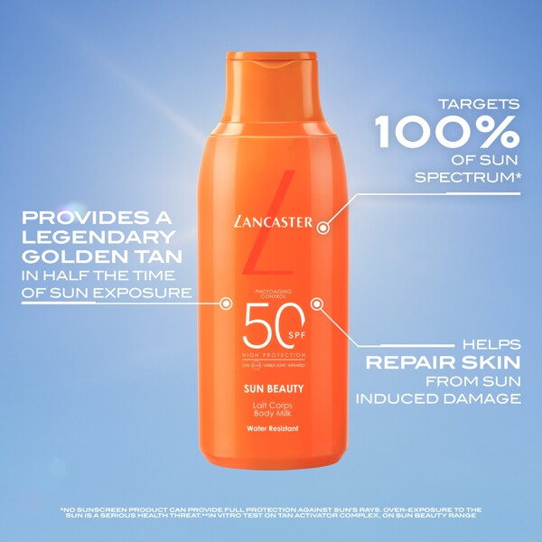 Lancaster SPF50 Sun Care Face & Body Milk (Kuva 3 tuotteesta 7)