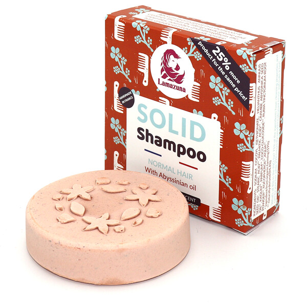 Lamazuna Solid Shampoo Normal Hair Abyssinian Oil (Kuva 2 tuotteesta 3)