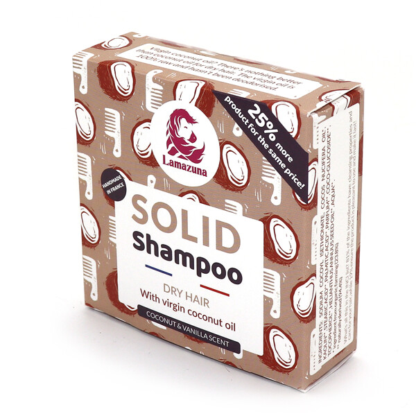 Lamazuna Solid Shampoo Dry Hair w Coconut Oil (Kuva 1 tuotteesta 3)