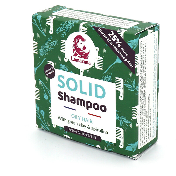 Lamazuna Solid Shampoo Oily Hair w Green Clay (Kuva 1 tuotteesta 3)