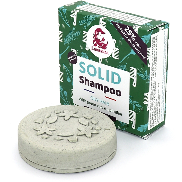 Lamazuna Solid Shampoo Oily Hair w Green Clay (Kuva 2 tuotteesta 3)