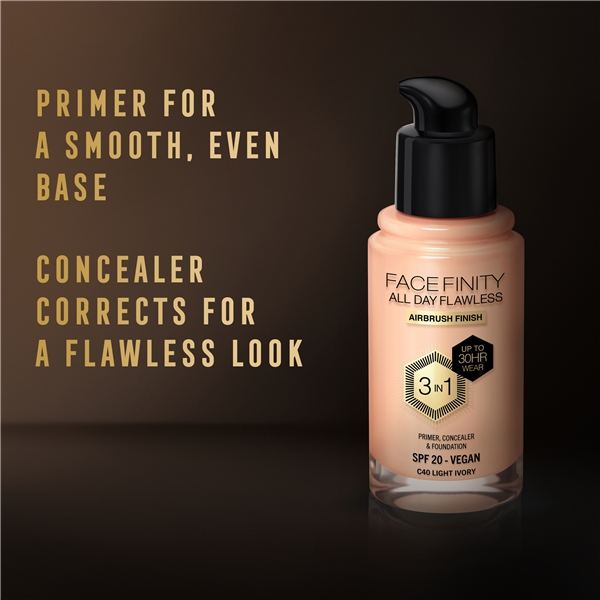 Facefinity All Day Flawless 3 in 1 Foundation (Kuva 7 tuotteesta 7)