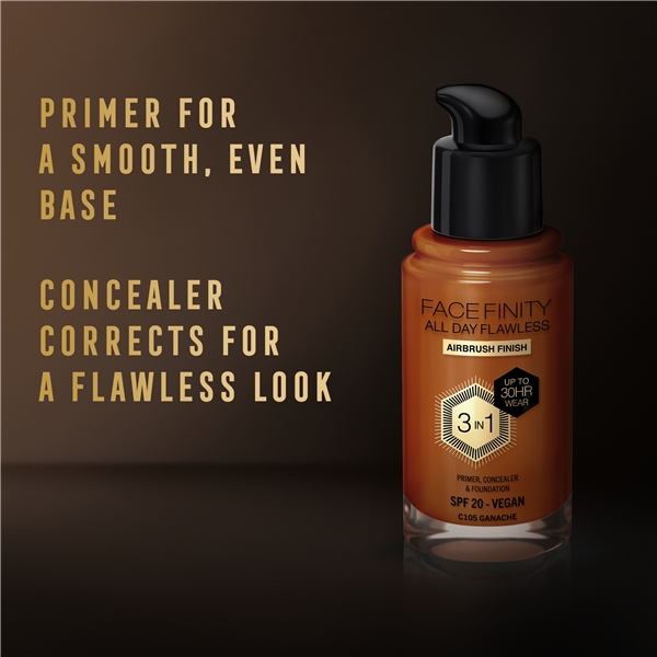 Facefinity All Day Flawless 3 in 1 Foundation (Kuva 7 tuotteesta 7)
