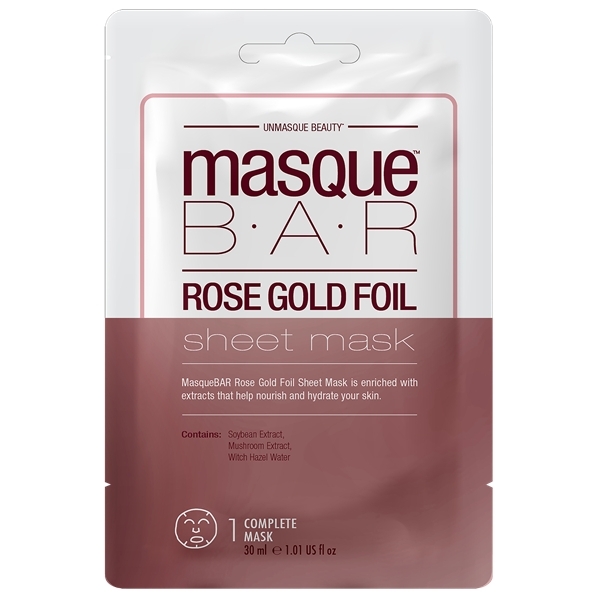 Rose Gold Sheet Mask