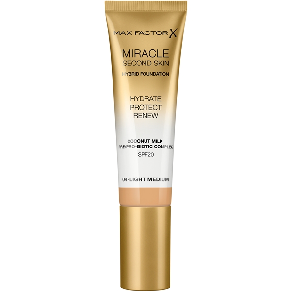 Miracle Second Skin Foundation 30 ml No. 004, Max Factor
