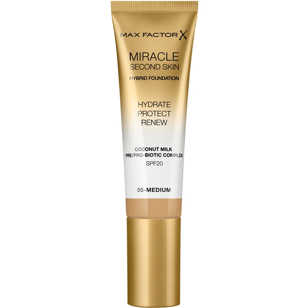 Miracle Second Skin Foundation 30 ml No. 005, Max Factor