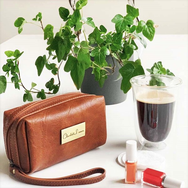 Brown Zircon Casual Makeup Bag (Kuva 5 tuotteesta 7)