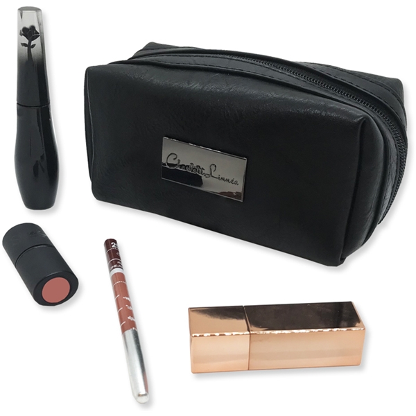 Black Zircon Casual Makeup Bag (Kuva 4 tuotteesta 5)