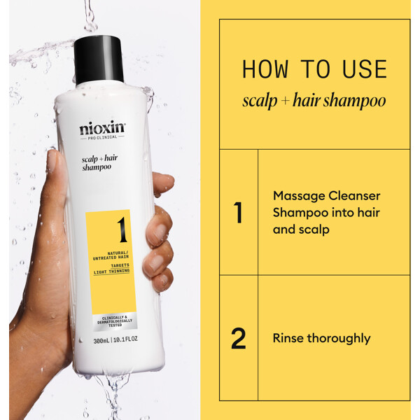 System 1 Scalp + Hair Shampoo (Kuva 3 tuotteesta 8)