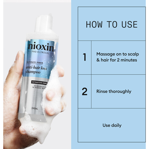Nioxin Anti Hair Loss Shampoo (Kuva 4 tuotteesta 6)