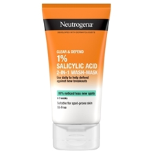 Clear & Defend 1% Salicylic Acid 2in1 Wash Mask