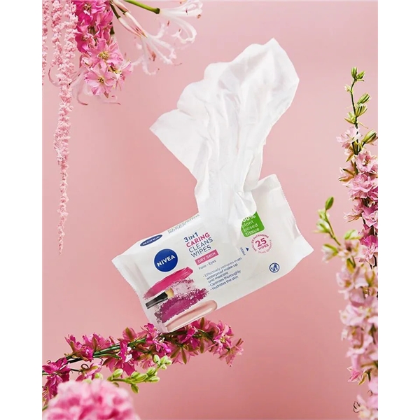 Nivea 3 in 1 Caring Cleansing Wipes (Kuva 4 tuotteesta 6)