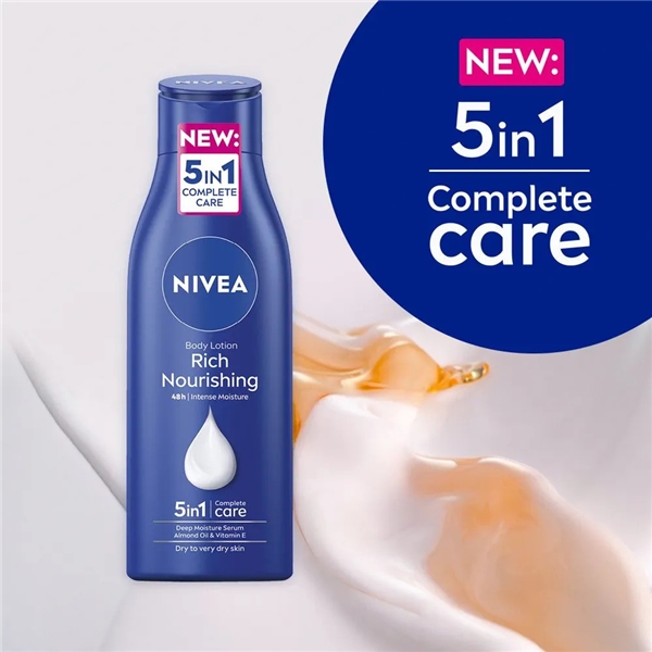 Nivea Body Lotion Rich Nourishing (Kuva 6 tuotteesta 6)