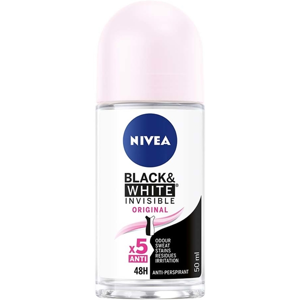 Nivea Deo Black & White Invisible Roll On (Kuva 1 tuotteesta 6)