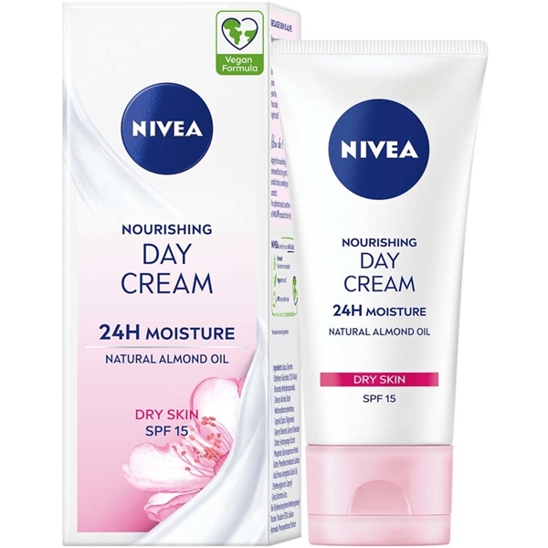 Nivea Nourishing Day Cream SPF15 - Dry Skin (Kuva 1 tuotteesta 5)