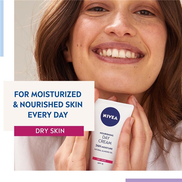Nivea Nourishing Day Cream SPF15 - Dry Skin (Kuva 2 tuotteesta 5)