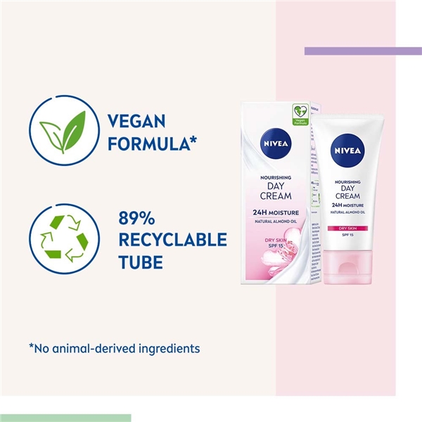 Nivea Nourishing Day Cream SPF15 - Dry Skin (Kuva 5 tuotteesta 5)