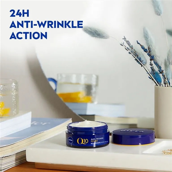 Nivea Q10 Anti Wrinkle Power Night Cream (Kuva 3 tuotteesta 6)