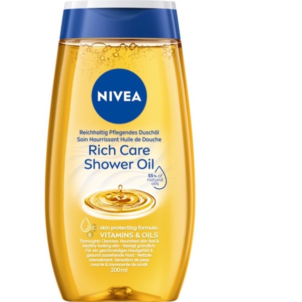 Nivea Rich Care Shower Oil (Kuva 1 tuotteesta 6)