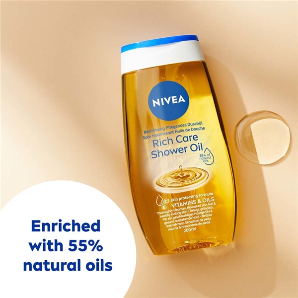 Nivea Rich Care Shower Oil (Kuva 2 tuotteesta 6)