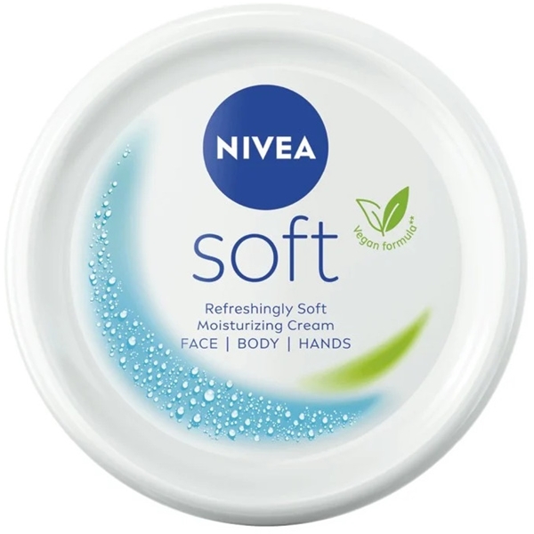 Nivea Soft Moisturizing Cream - Face Body Hand (Kuva 1 tuotteesta 5)