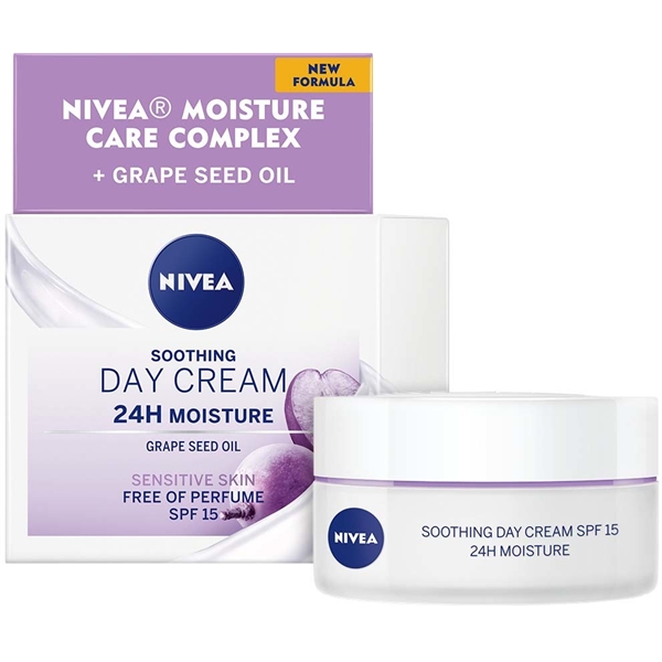 Nivea Soothing Day Cream - Sensitive Skin (Kuva 1 tuotteesta 6)