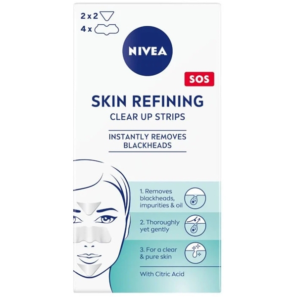 Nivea SOS Skin Refining Clear Up Strips (Kuva 1 tuotteesta 6)