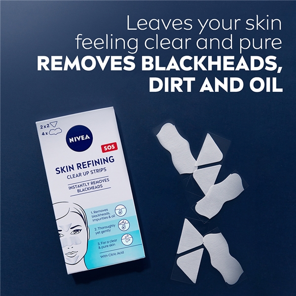 Nivea SOS Skin Refining Clear Up Strips (Kuva 2 tuotteesta 6)