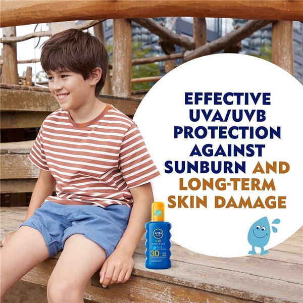 Nivea Sun Protect & Moisture Kids Spray SPF30 (Kuva 4 tuotteesta 5)