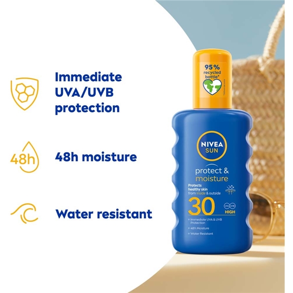 Nivea Sun Protect & Moisture Spray SPF30 (Kuva 3 tuotteesta 6)