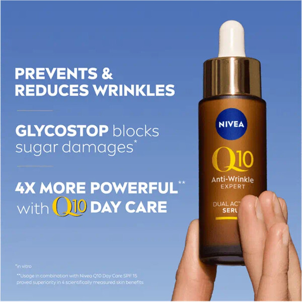 Nivea Q10 Anti-Wrinkle Expert Dual Serum (Kuva 3 tuotteesta 8)