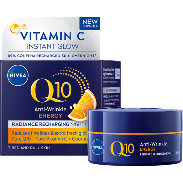 Nivea Q10 Energy Recharging Night Cream (Kuva 1 tuotteesta 7)