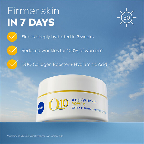 Nivea Q10 Power Extra Firming Day Cream SPF30 (Kuva 3 tuotteesta 8)