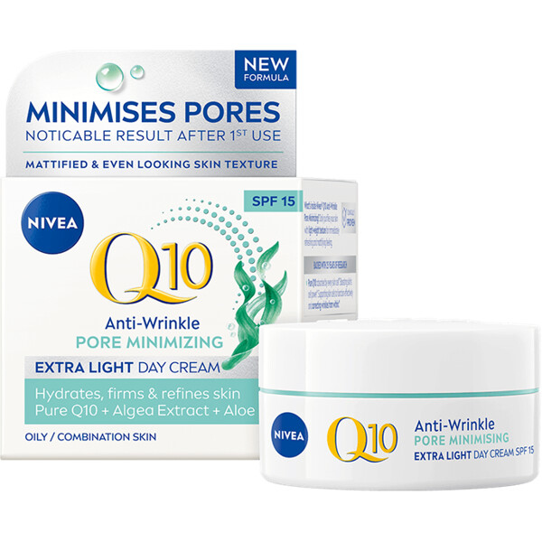 Nivea Q10 Pore Minimising Day Cream SPF15 (Kuva 1 tuotteesta 8)