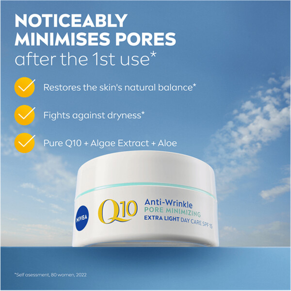Nivea Q10 Pore Minimising Day Cream SPF15 (Kuva 3 tuotteesta 8)