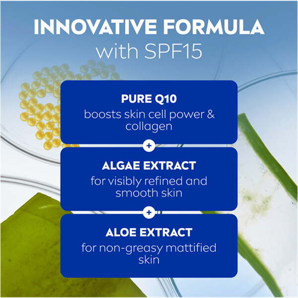 Nivea Q10 Pore Minimising Day Cream SPF15 (Kuva 4 tuotteesta 8)