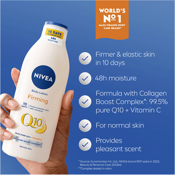 Nivea Q10 Vitamin C Firming Body Lotion (Kuva 7 tuotteesta 7)