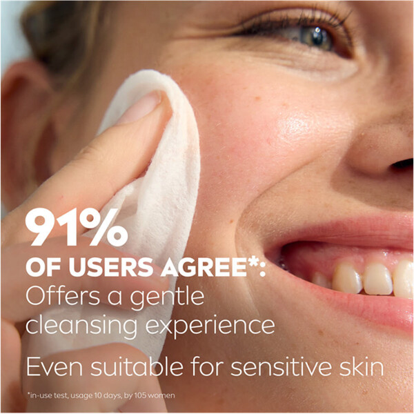 Nivea 3 in 1 Sensitive Cleansing Wipes (Kuva 2 tuotteesta 6)
