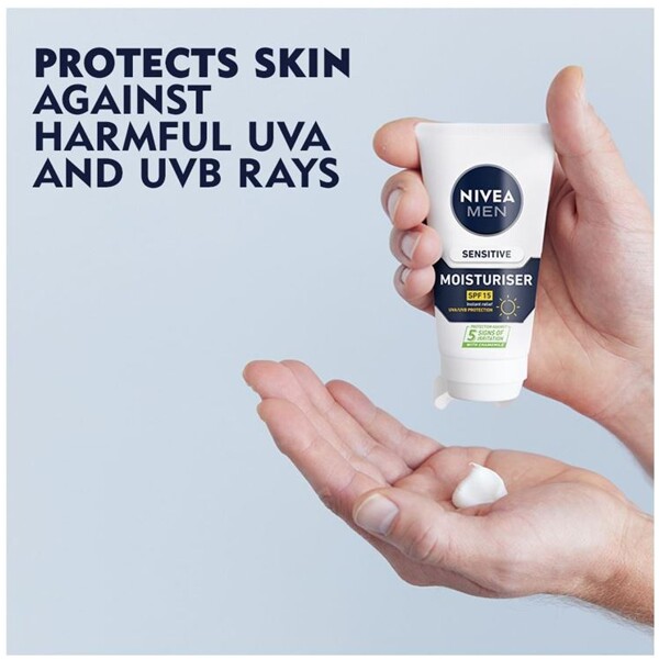 Nivea Men Sensitive Face Moisturiser SPF15 (Kuva 6 tuotteesta 8)