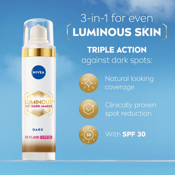 Nivea Luminous630 Anti Dark Spot CC Fluid (Kuva 2 tuotteesta 3)