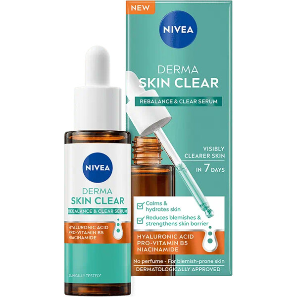 Nivea Derma Skin Clear Rebalance & Clear Serum (Kuva 1 tuotteesta 2)